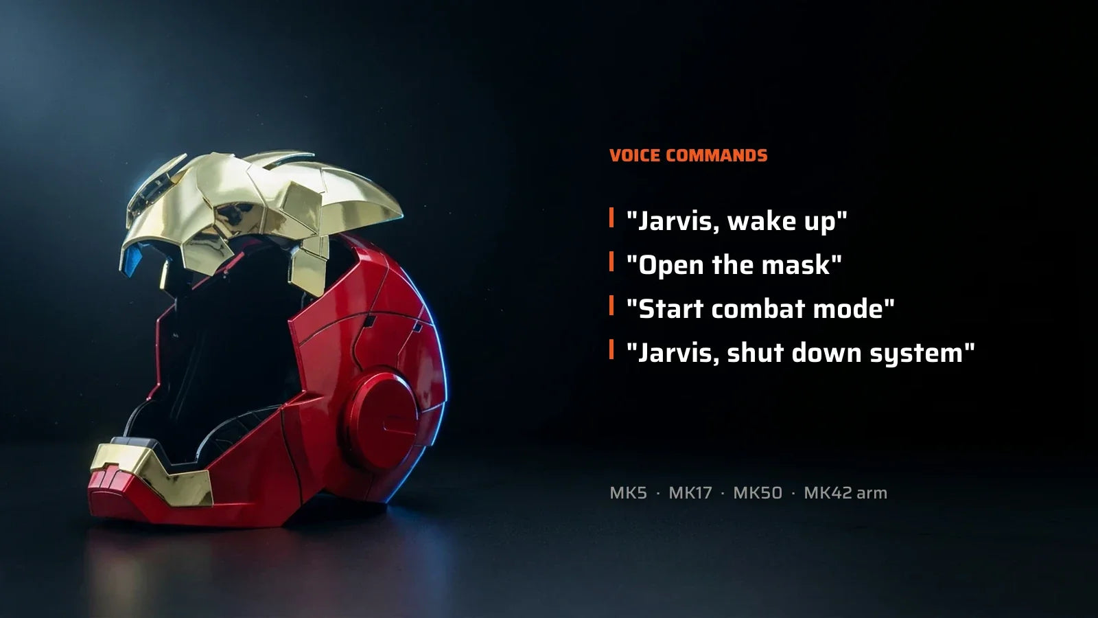 Iron Man Helmet With JARVIS: What the Commands Are